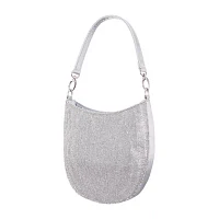 I. Miller Lolly Crystal Front Hobo Embellished Evening Bag