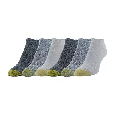 Gold Toe Cushion 6 Pair No Show Socks Womens