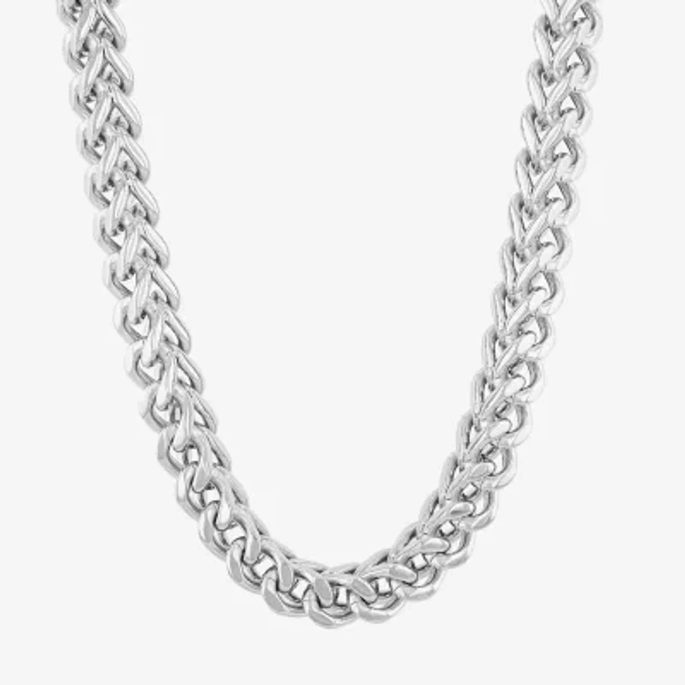 Stainless Steel 24 Inch Link Chain Necklace