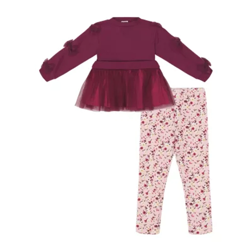 Blueberi Boulevard Toddler Girls 2-pc. Legging Set