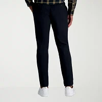 Haggar Mens Slim Fit Flat Front Pant