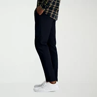 Haggar Mens Slim Fit Flat Front Pant