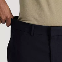 Haggar Mens Slim Fit Flat Front Pant