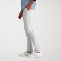 Haggar Mens Slim Fit Flat Front Pant