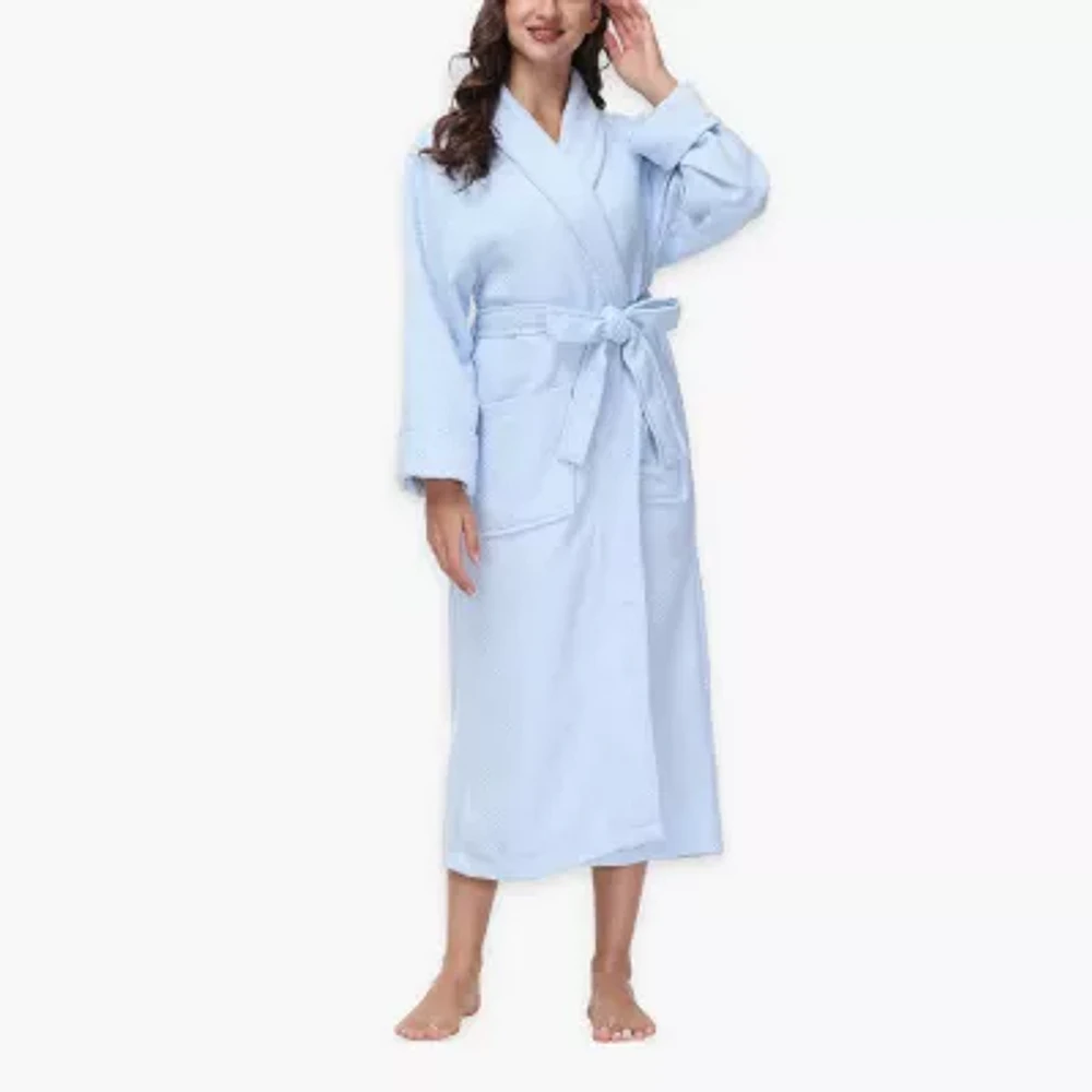 INK+IVY Womens Long Sleeve Length Robe