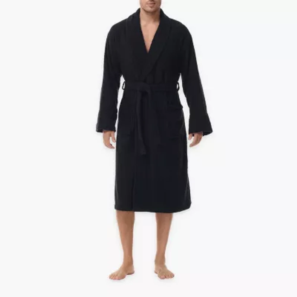 INK+IVY Mens Tall Long Sleeve Knee Length Robe