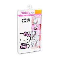 Little & Big Girls Hello Kitty 7 Pack Hipster Panty