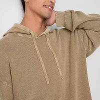 Arizona Mens Hooded Long Sleeve Pullover Sweater