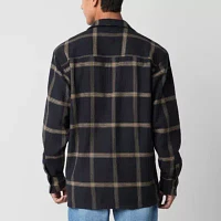 Arizona Mens Plaid Shirt Jacket