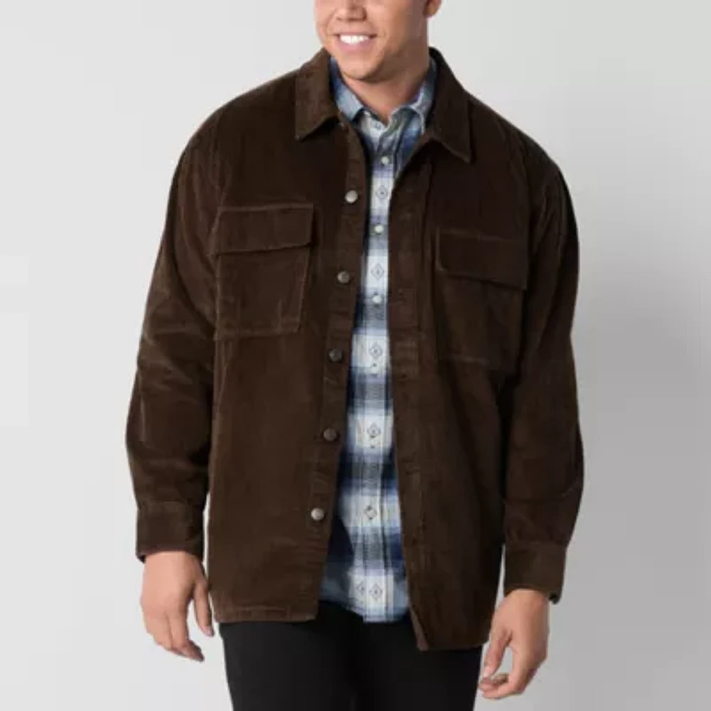 Arizona Mens Big and Tall Shirt Jacket