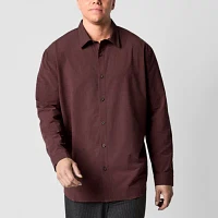 Stylus Big and Tall Mens Regular Fit Long Sleeve Button-Down Shirt