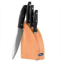 Oster Granger Halfmoon 5-pc Knife Block Set