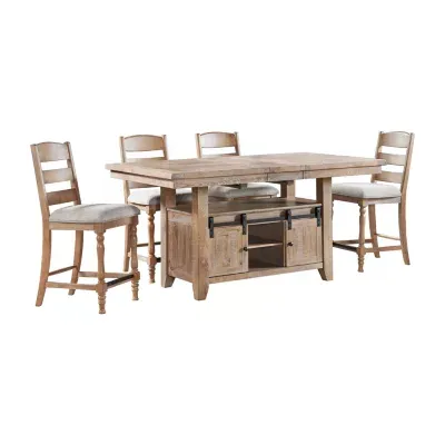Tyler Dining Collection 5-Piece Counter Height Dining Set