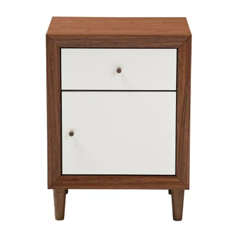 Harlow Bedroom Collection 1-Drawer Nightstand