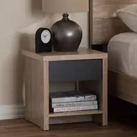 Jamie Bedroom Collection 1-Drawer Nightstand