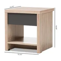 Jamie Bedroom Collection 1-Drawer Nightstand