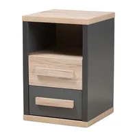 Pandora Bedroom Collection 2-Drawer Nightstand