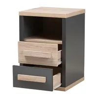 Pandora Bedroom Collection 2-Drawer Nightstand