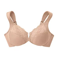 Glamorise Elegance Wonderwire® Front-Close Underwire Unlined Full Coverage Bra 1245