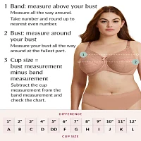 Glamorise Elegance Wonderwire® Front-Close Underwire Unlined Full Coverage Bra 1245