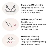 Glamorise High Impact Wonderwire® Sports Underwire Bra-9066