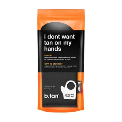 B.Tan I Dont Want Tan On My Hand Tanning Mitt