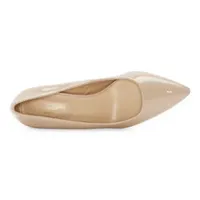 Liz Claiborne Womens Gracie Pointed Toe Cone Heel Pumps