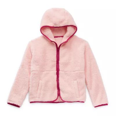 Xersion Little & Big Girls Minky Fleece Zipper Hoodie