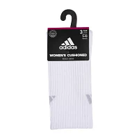 adidas 3 Pair Crew Socks Womens