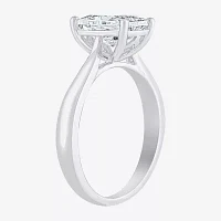 (G / VS2) Womens 2 CT. Lab-Grown White Diamond 14K Gold Radiant-cut Solitaire Engagement Ring