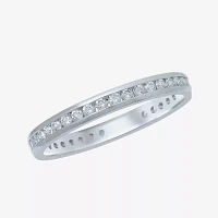 2 CT.T.W. Natural Diamond 14K White Gold Eternity Band