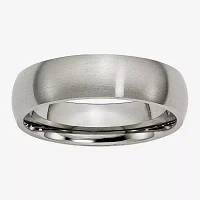 Mens 6Mm Titanium Wedding Band