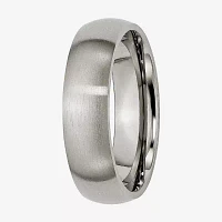Mens 6Mm Titanium Wedding Band