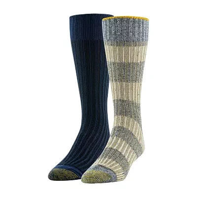 Gold Toe 2 Pair Crew Socks Mens