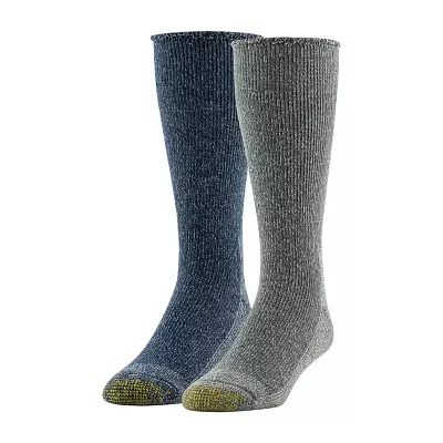 Gold Toe 2 Pair Crew Socks Mens