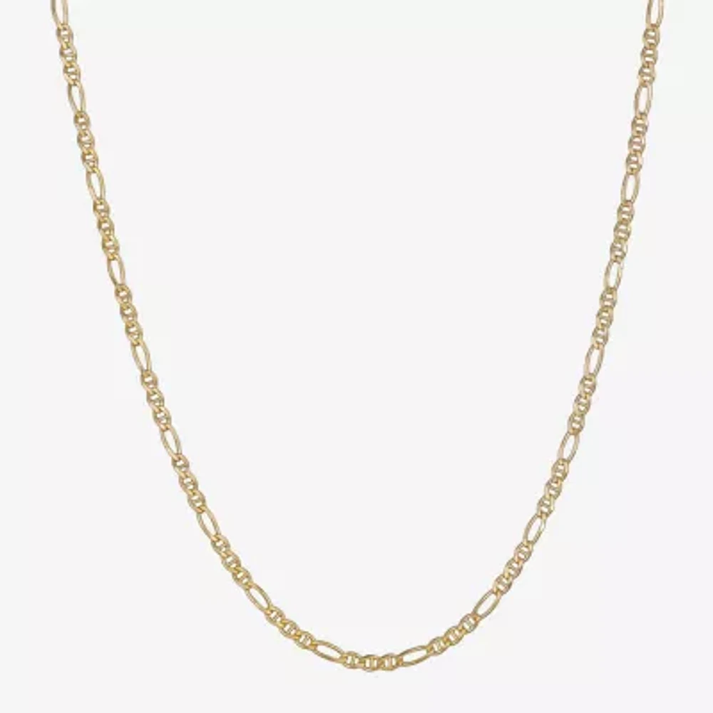 Made in Italy 14K Gold 18 Inch Solid Fashion Chain Necklace