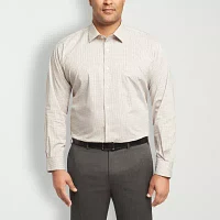 Van Heusen Big and Tall Stain Shield Mens Regular Fit Stretch Fabric Long Sleeve Dress Shirt