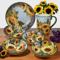 Certified International Sunflower Bouquet 16-pc. Earthenware Dinnerware Set