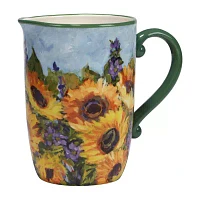 Certified International Sunflower Bouquet Serving Pitcher