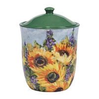 Certified International Sunflower Bouquet 3-pc. Canister