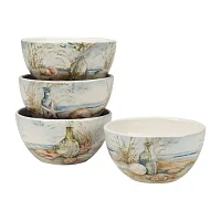 Certified International Coastal Landscape 16-pc. Earthenware Dinnerware Set