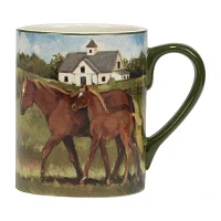 Certified International York Stables 4-pc. Coffee Mug