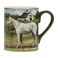 Certified International York Stables 4-pc. Coffee Mug