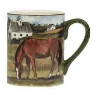 Certified International York Stables 4-pc. Coffee Mug