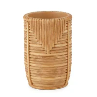 Global Faux Rattan Tumbler