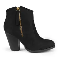 Journee Collection Womens Link Stacked Heel Booties