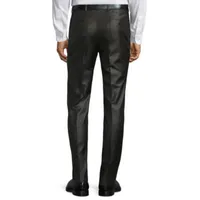 Collection By Michael Strahan Mens Windowpane Classic Fit Suit Pants