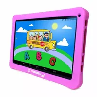 10.1" Quad Core 2GB RAM 32GB Storage Android 12 Tablet Bundle with Pink Kids Defender Case  "