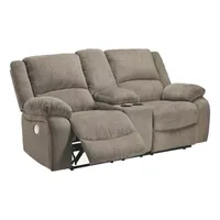 Signature Design by Ashley® Dryden Pad-Arm Power Recline Loveseat