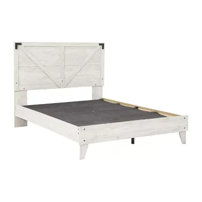 Signature Design By Ashley Shawburn Crossbuck Panel Platform Bed